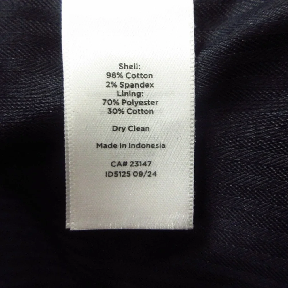 Talbots Refined Denim Short Trench Coat Womens 2X Blue Dark Wash Button Up NWT - Picture 10 of 10